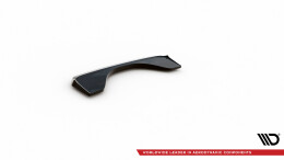 Mittlerer Cup Diffusor Heck Ansatz passend für BMW X6 M F86 schwarz Hochglanz