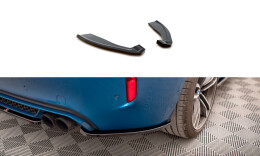 Heck Ansatz Flaps Diffusor passend für BMW X6 M F86 schwarz Hochglanz