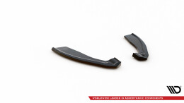 Heck Ansatz Flaps Diffusor passend für BMW X6 M F86 schwarz Hochglanz