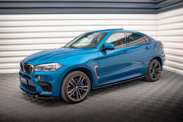 Street+ Seitenschweller Leisten passend für BMW X6 M F86 schwarz Hochglanz