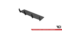 Street Pro Heckschürze Heck Ansatz Diffusor passend für Hyundai I30 N Fastback FL Mk3 schwarz-rot