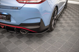 Street Pro Heck Ansatz Flaps Diffusor für Hyundai I30 N Fastback Mk3 ROT