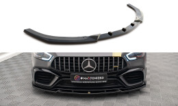 Cup Spoilerlippe Front Ansatz V.3 für Mercedes-AMG GT 63S 4 Door Coupe Aero X290 schwarz Hochglanz
