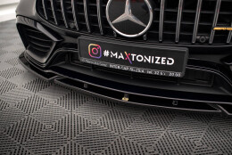 Cup Spoilerlippe Front Ansatz V.3 passend für Mercedes-AMG GT 63S 4-Door Coupe Aero schwarz Hochglanz