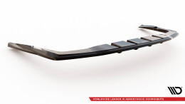 Mittlerer Cup Diffusor Heck Ansatz DTM Look passend für Mercedes-AMG GT 63S 4-Door Coupe Aero schwarz Hochglanz