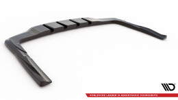 Mittlerer Cup Diffusor Heck Ansatz DTM Look passend für Mercedes-AMG GT 63S 4-Door Coupe Aero schwarz Hochglanz