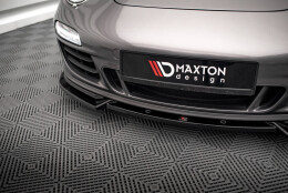 Cup Spoilerlippe Front Ansatz V.2 passend für Porsche 911 Carrera GTS 997 Facelift schwarz Hochglanz