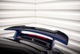 Heck Spoiler Aufsatz Abrisskante passend für Porsche 911 Carrera Aero 992 schwarz Hochglanz