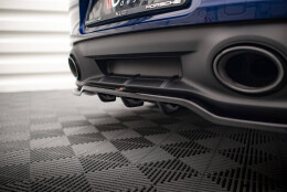 Mittlerer Cup Diffusor Heck Ansatz V.1 passend für Porsche 911 Carrera Aero / Carrera GTS 992 schwarz Hochglanz