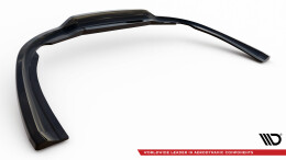 Mittlerer Cup Diffusor Heck Ansatz V.1 passend für Porsche 911 Carrera Aero / Carrera GTS 992 schwarz Hochglanz
