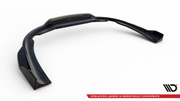 Mittlerer Cup Diffusor Heck Ansatz V.2 passend für Porsche 911 Carrera Aero / Carrera GTS 992 schwarz Hochglanz