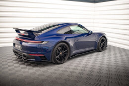 Seitenschweller Ansatz Cup Leisten V.1 passend für Porsche 911 Carrera Aero / Carrera GTS 992 schwarz Hochglanz