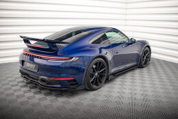 Seitenschweller Ansatz Cup Leisten V.2 passend für Porsche 911 Carrera Aero / Carrera GTS 992 schwarz Hochglanz
