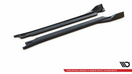 Seitenschweller Ansatz Cup Leisten V.2 passend für Porsche 911 Carrera Aero / Carrera GTS 992 schwarz Hochglanz
