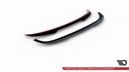Heck Spoiler Aufsatz Abrisskante passend für Porsche Panamera / Panamera Diesel 970 schwarz Hochglanz