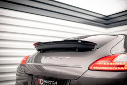 Heck Spoiler Aufsatz Abrisskante passend für Porsche Panamera / Panamera Diesel 970 schwarz Hochglanz