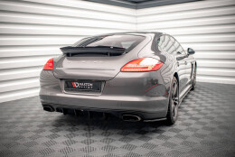 Heck Spoiler Aufsatz Abrisskante passend für Porsche Panamera / Panamera Diesel 970 schwarz Hochglanz