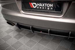 Street Pro Heckschürze Heck Ansatz Diffusor passend für Porsche Panamera / Panamera Diesel 970 SCHWARZ