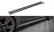 Seitenschweller Ansatz Cup Leisten V.1 passend für Porsche Panamera / Panamera Diesel / Panamera Turbo 970 schwarz Hochglanz
