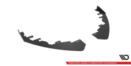 Front Stoßstange Flaps für Audi A3 8Y schwarz Hochglanz