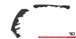 Front Stoßstange Flaps passend für Audi A3 8Y schwarz Hochglanz