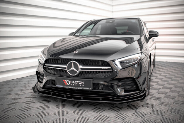 Front Stoßstange Flaps passend für Mercedes A35 AMG / AMG-Line Aero Paket W177 FLAPS HOCHGLANZ