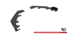 Front Flaps für Mercedes A35 AMG / AMG-Line Aero Pack W177 schwarz Hochglanz