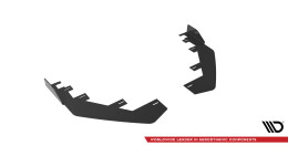 Front Stoßstange Flaps für Mercedes A35 AMG / AMG-Line Aero Paket W177 FLAPS HOCHGLANZ