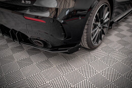 Hintere Seiten Flaps für Mercedes A35 AMG Hatchback Aero Paket W177 FLAPS HOCHGLANZ