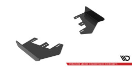 Hintere Seiten Flaps für Mercedes A35 AMG Hatchback Aero Paket W177 FLAPS HOCHGLANZ