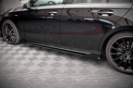 Seitenschweller Flaps für Mercedes A35 AMG / AMG-Line Aero Paket W177 FLAPS HOCHGLANZ