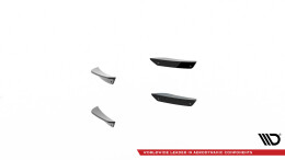 Stoßstangen Flaps Wings vorne Canards passend für Porsche 911 Carrera Aero 992