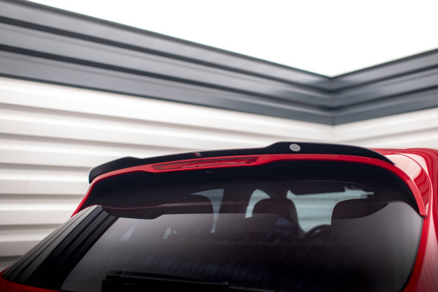 Heck Spoiler Aufsatz Abrisskante passend für Porsche Macan Mk1 schwarz Hochglanz