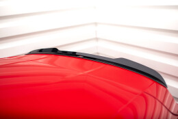 Heck Spoiler Aufsatz Abrisskante passend für Porsche Macan Mk1 schwarz Hochglanz