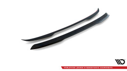 Heck Spoiler Aufsatz Abrisskante passend für Porsche Macan Mk1 schwarz Hochglanz