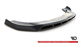 Cup Spoilerlippe Front Ansatz V.2 für Porsche Macan Mk1 Facelift schwarz Hochglanz