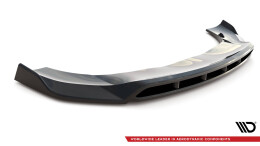 Cup Spoilerlippe Front Ansatz V.2 passend für Porsche Macan GTS / Sport Design Mk1 Facelift schwarz Hochglanz