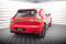 Heck Ansatz Flaps Diffusor für Porsche Macan Mk1 Facelift schwarz Hochglanz