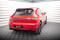 Heck Ansatz Flaps Diffusor passend für Porsche Macan GTS / Sport Design Mk1 Facelift schwarz Hochglanz