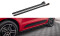 Seitenschweller Ansatz Cup Leisten für Porsche Macan Mk1 Facelift schwarz Hochglanz