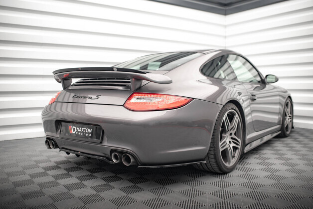 Heck Spoiler Aufsatz Abrisskante passend für Porsche 911 Carrera / Carrera GTS 997 Facelift schwarz Hochglanz