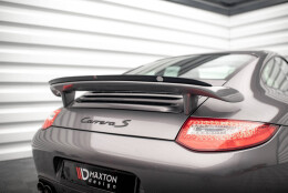 Heck Spoiler Aufsatz Abrisskante passend für Porsche 911 Carrera / Carrera GTS 997 FL schwarz Hochglanz