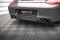 Mittlerer Cup Diffusor Heck Ansatz DTM Look passend für Porsche 911 Carrera / Carrera GTS 997 Facelift schwarz Hochglanz