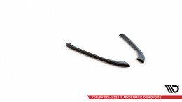Heck Ansatz Flaps Diffusor passend für Porsche 911 Carrera / Carrera GTS 997 Facelift schwarz Hochglanz