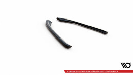 Heck Ansatz Flaps Diffusor passend für Porsche 911 Carrera / Carrera GTS 997 Facelift schwarz Hochglanz