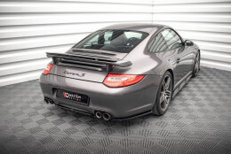 Street+ Heck Ansatz Flaps passend für Porsche 911 Carrera / Carrera GTS 997 FL schwarz Hochglanz