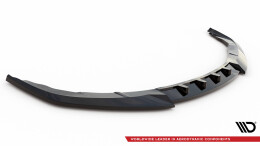 Cup Spoilerlippe Front Ansatz V.1 für Porsche Panamera Turbo 970 schwarz Hochglanz