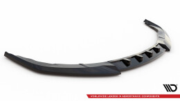 Cup Spoilerlippe Front Ansatz V.1 für Porsche Panamera Turbo Sport Design Paket 970 schwarz Hochglanz
