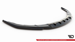 Cup Spoilerlippe Front Ansatz V.2 für Porsche Panamera Turbo 970 schwarz Hochglanz