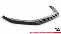 Cup Spoilerlippe Front Ansatz V.1 für Porsche Panamera E-Hybrid 971 schwarz Hochglanz